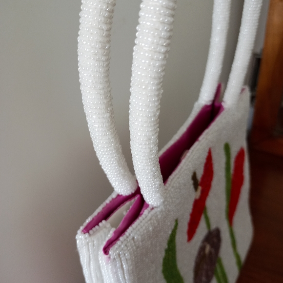 Handbeaded evening bag - Picture 2 of 4